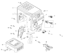 Muffler and Controls Diagram and Parts List for 31AH65LG701 2012 Yard Man Snow Blower